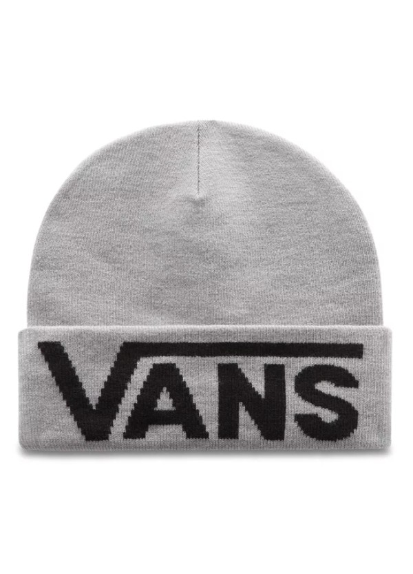 Vans Drop Tall Cuff Beanie Heather Grey - VN0A5FI3HTG