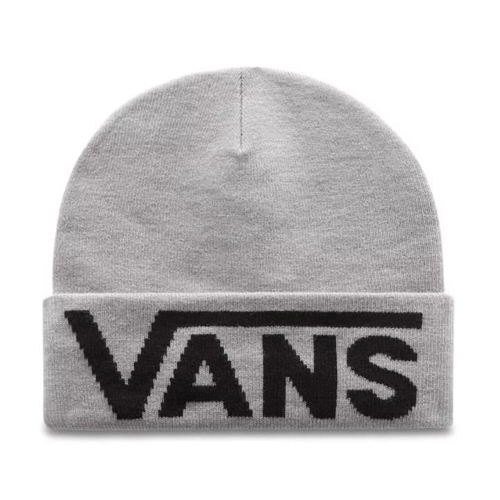 Vans Drop Tall Cuff Beanie Heather Grey - VN0A5FI3HTG