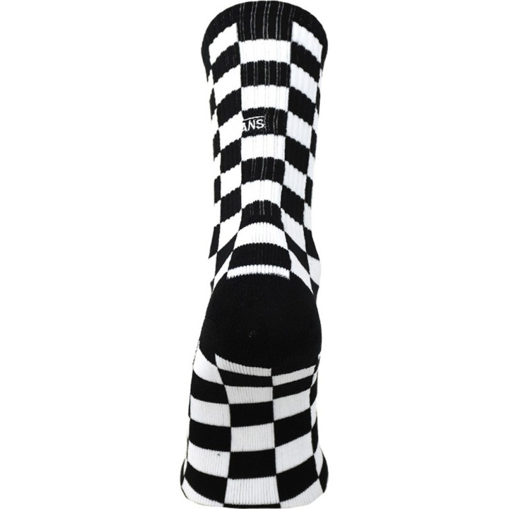 Vans Checkeboard Crew Socks (38.5-42) Black/White - VN0A3H3NHU0