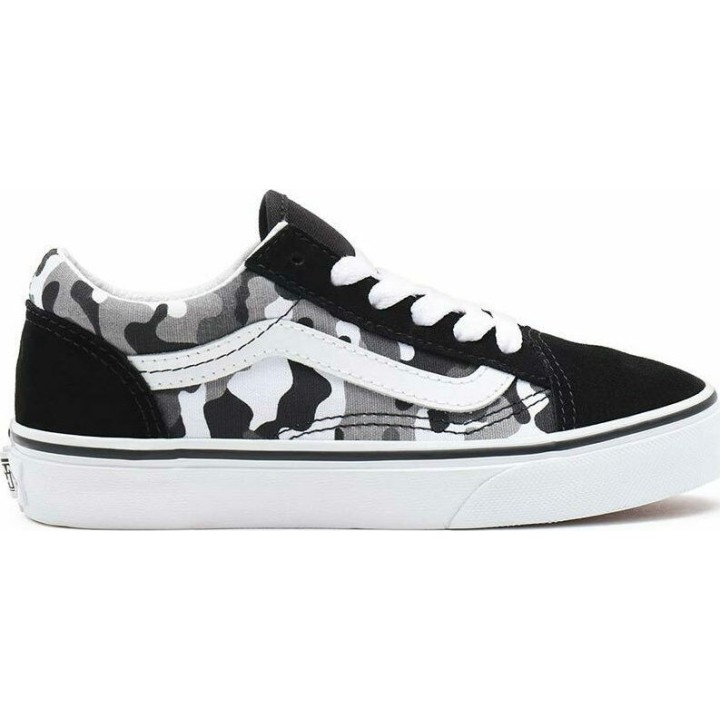 Vans Old Skool J Primary Camo Black/True White - VN0A4UHZ9AI