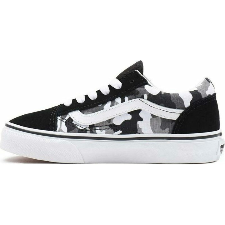 Vans Old Skool J Primary Camo Black/True White - VN0A4UHZ9AI