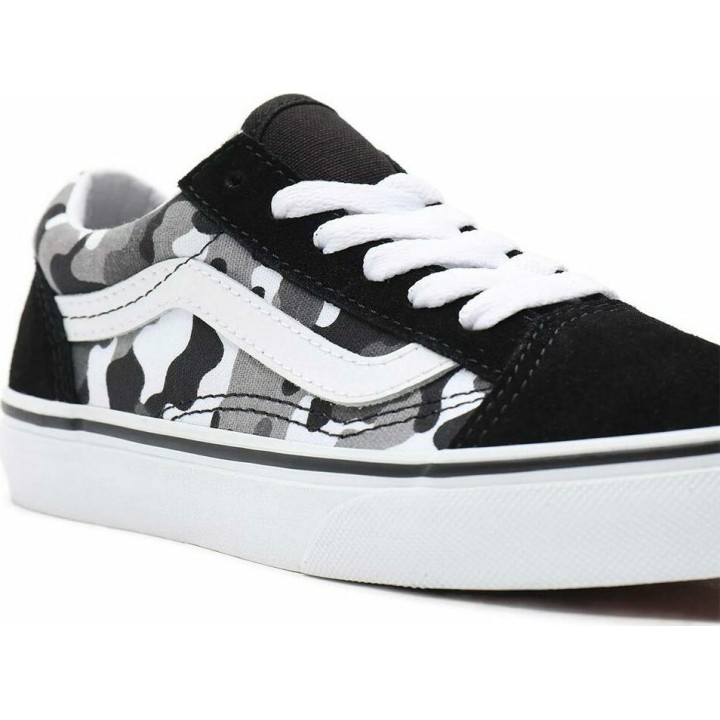 Vans Old Skool J Primary Camo Black/True White - VN0A4UHZ9AI