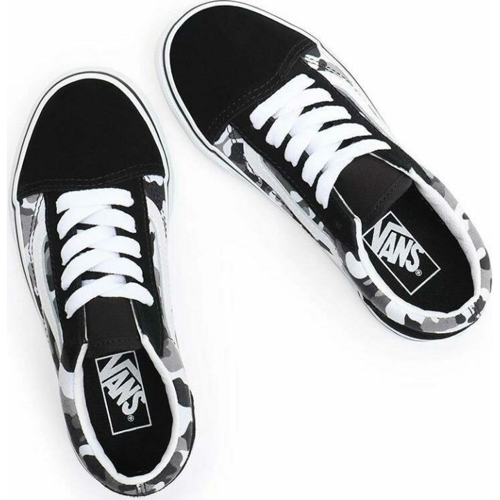 Vans Old Skool J Primary Camo Black/True White - VN0A4UHZ9AI