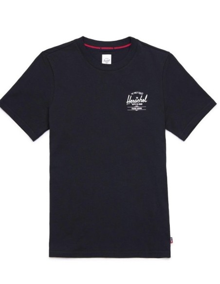 Herschel Women's Tee Classic Logo - Black - 40027-00255