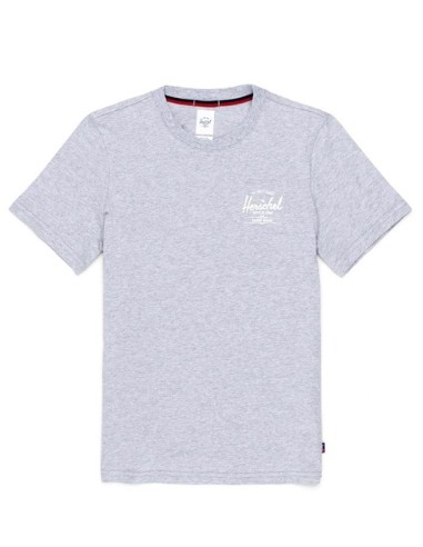 Herschel Women's Tee Classic Logo - Grey/White - 40027-00368