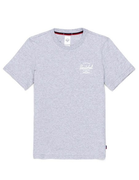 Herschel Women's Tee Classic Logo - Grey/White - 40027-00368