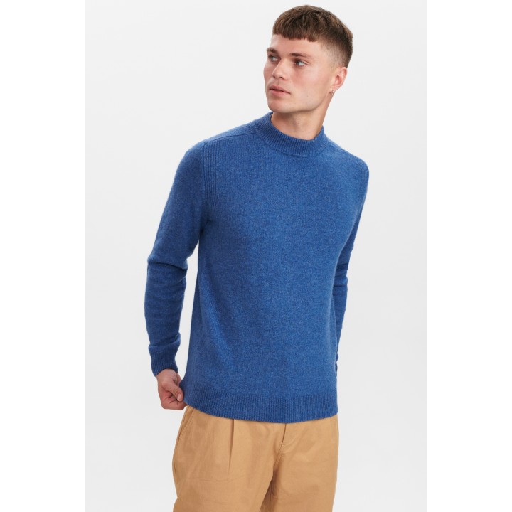 Anerkjendt Akrico Lambswool Knit in Copen Blue - 900354