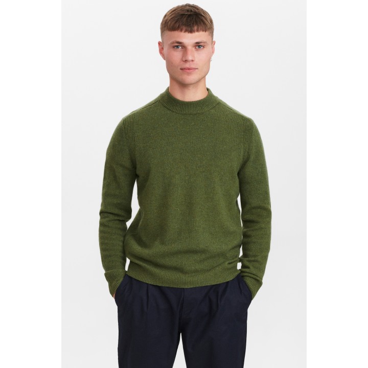 Anerkjendt Akrico Lambswool Knit in Deep Forest - 900354