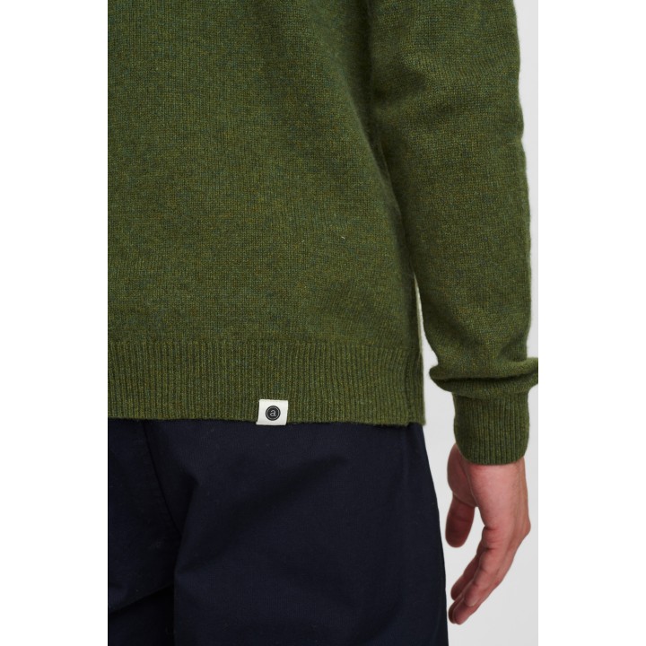 Anerkjendt Akrico Lambswool Knit in Deep Forest - 900354