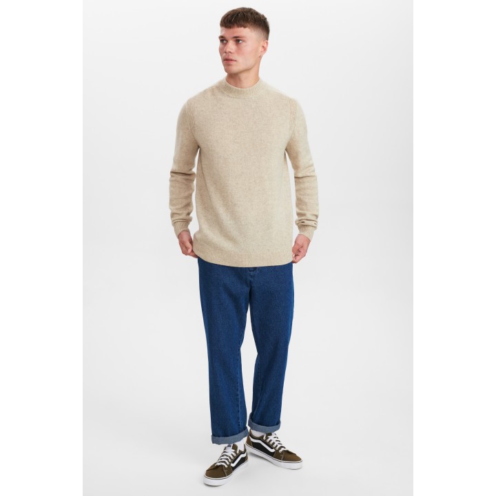 Anerkjendt Akrico Lambswool Knit in Brown Rice - 900354