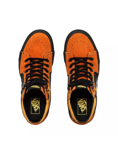 Vans Sk8-Hi Shoes Cordura -(Cordura) Amberglow/Camo/Black (VN0A4BV6XK4)