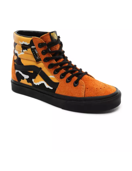 Vans Sk8-Hi Shoes Cordura -(Cordura) Amberglow/Camo/Black (VN0A4BV6XK4)