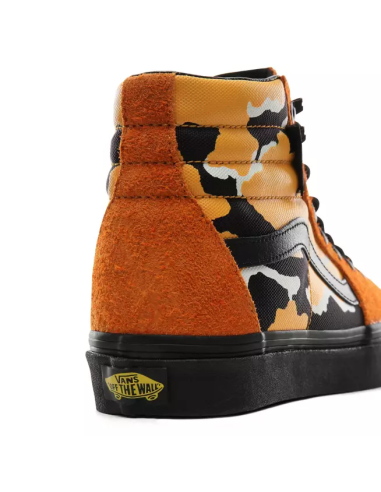 Vans Sk8-Hi Shoes Cordura -(Cordura) Amberglow/Camo/Black (VN0A4BV6XK4)