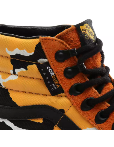 Vans Sk8-Hi Shoes Cordura -(Cordura) Amberglow/Camo/Black (VN0A4BV6XK4)