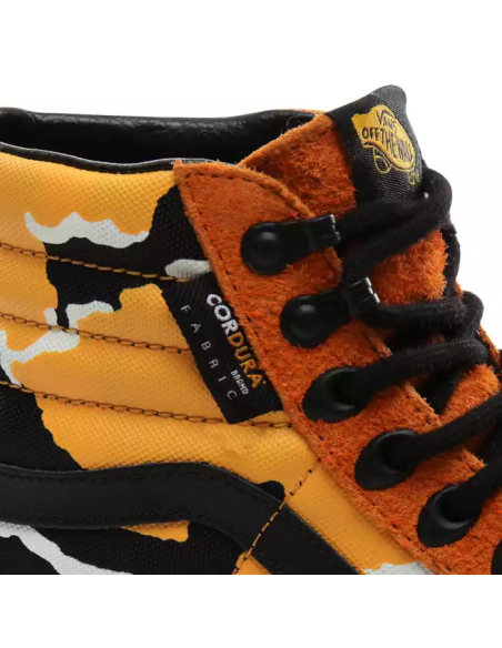 Vans Sk8-Hi Shoes Cordura -(Cordura) Amberglow/Camo/Black (VN0A4BV6XK4)