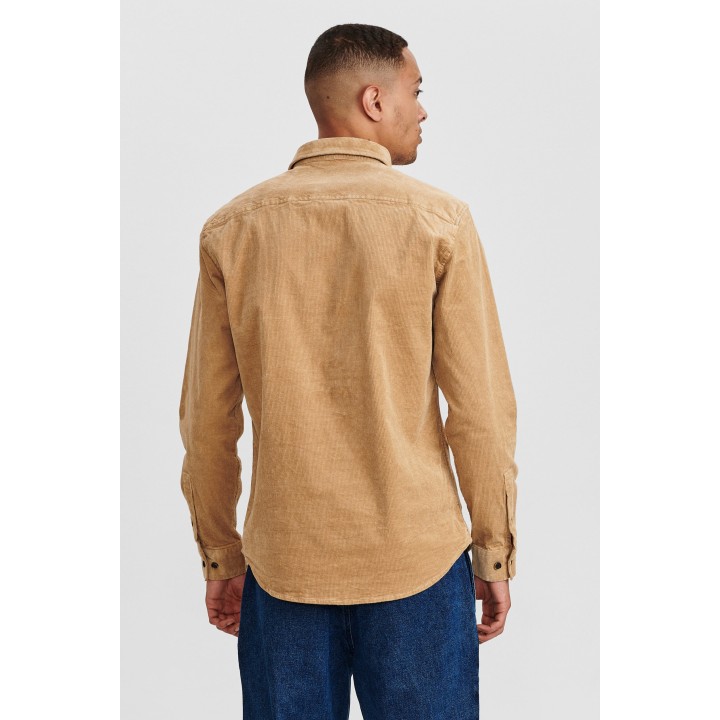 Anerkjendt Akkonrad Cord Shirt in Incense - 900291