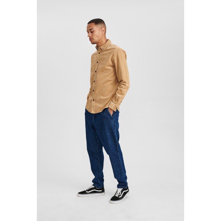 Anerkjendt Akkonrad Cord Shirt in Incense - 900291