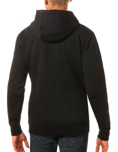Vans Men's Side Stripe Font Hoodie -Black/White (VN0A456QBLK) 2