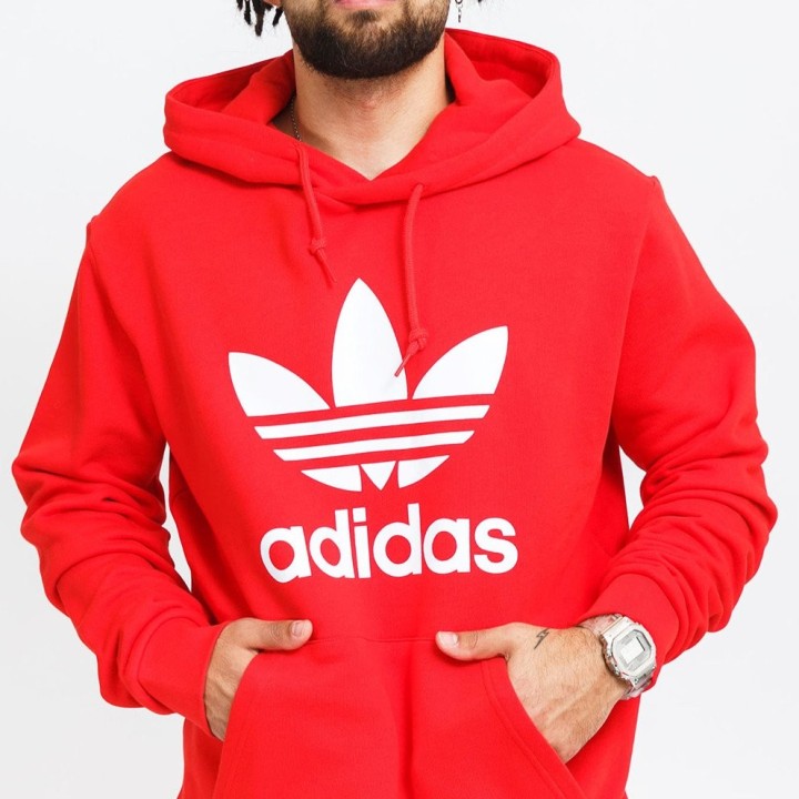 Adidas Originals Adicolor Classics Trefoil Hoodie Red - H06668