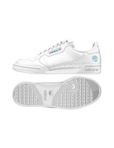 Adidas Originals Continental 80 Men's Shoes -White/Bluebird ( FV3743)