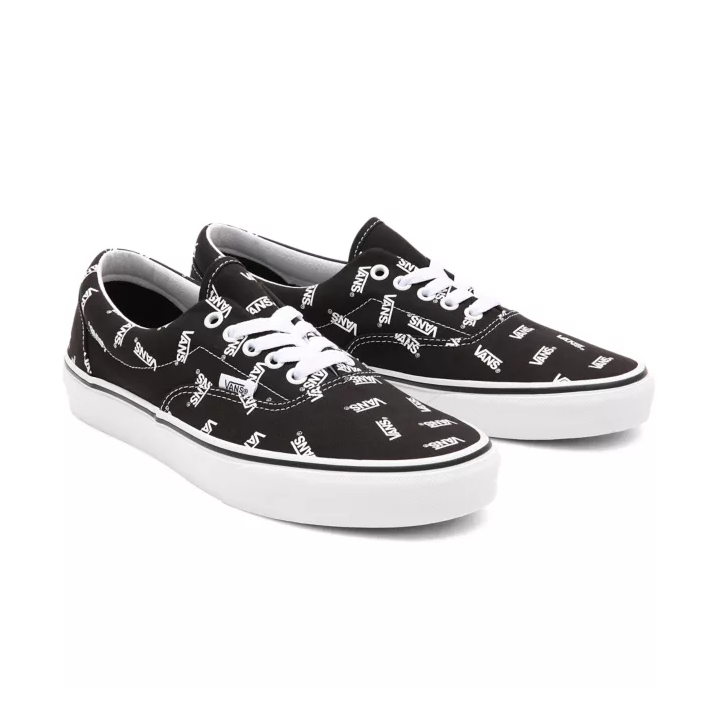 Vans Era Shoes Black/True white Monogram - VN0A54F1QW7