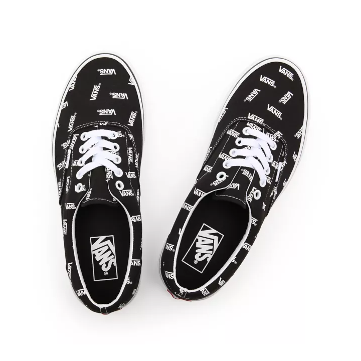 Vans Era Shoes Black/True white Monogram - VN0A54F1QW7