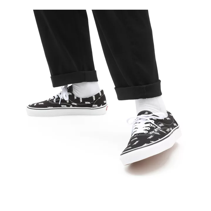 Vans Era Shoes Black/True white Monogram - VN0A54F1QW7