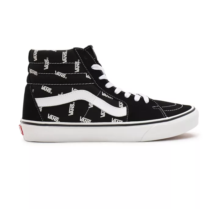 Vans SK8-Hi Shoes Black/True White Monogram - VN0A32QGQW7