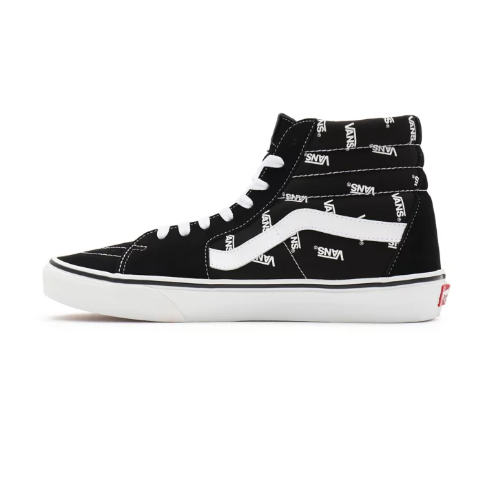 Vans SK8-Hi Shoes Black/True White Monogram - VN0A32QGQW7
