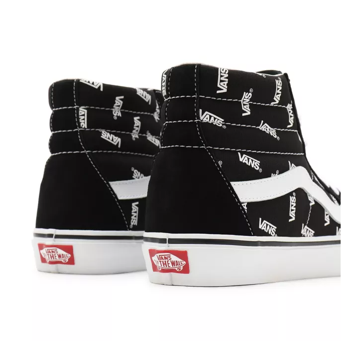 Vans SK8-Hi Shoes Black/True White Monogram - VN0A32QGQW7