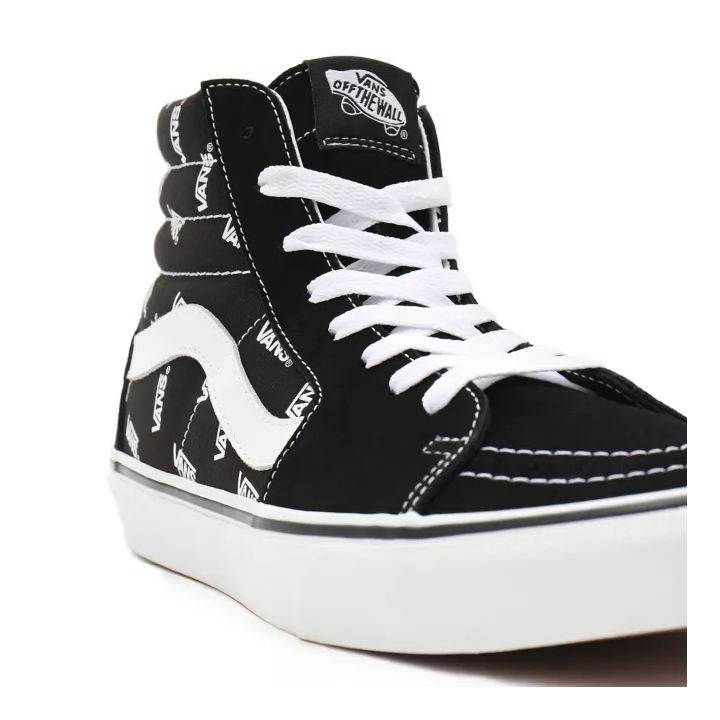 Vans SK8-Hi Shoes Black/True White Monogram - VN0A32QGQW7