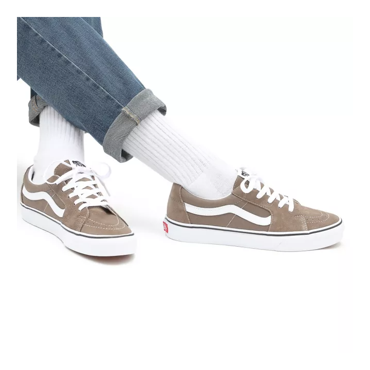 Vans SK8-Low Shoes Walnut/True White - VN0A4UUKA0N