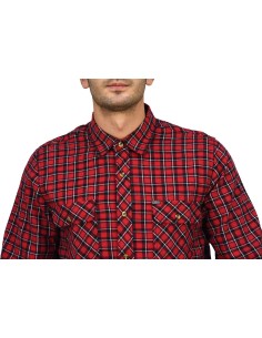 Emerson Ανδρικό Πουκάμισο Black / Red EM60.80 2