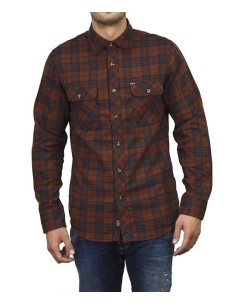 Emerson Ανδρικό Πουκάμισο BH02 BRICK/NAVY (202.EM60.82)