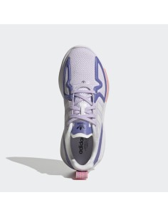 Adidas Originals ZX 2K FLUX J Women's Shoes -Purple Tint / Cloud White/ Joy Purple (FW1907) 2