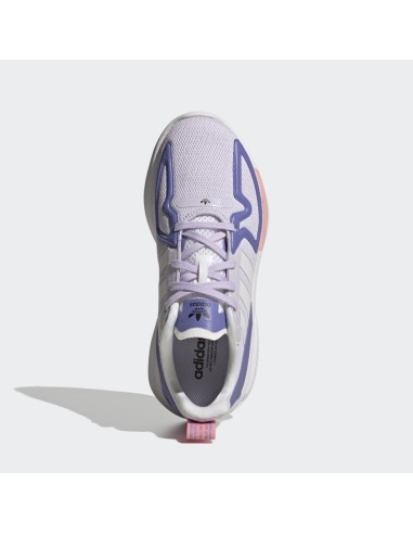 Adidas Originals ZX 2K FLUX J Women's Shoes -Purple Tint / Cloud White/ Joy Purple (FW1907)