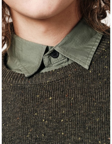 Emerson Ανδρική Πλεκτή Μπλούζα -NEP OLIVE (202.EM70.96)