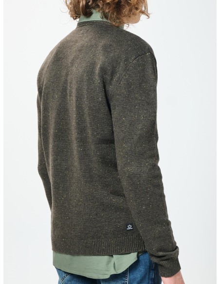 Emerson Ανδρική Πλεκτή Μπλούζα -NEP OLIVE (202.EM70.96)