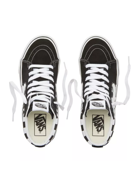 Vans Sk8-Hi Platform 2.0 Shoes Checkerboard - Black/White (VN0A3TKNQXH)