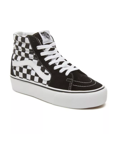 Vans Sk8-Hi Platform 2.0 Shoes Checkerboard - Black/White (VN0A3TKNQXH)