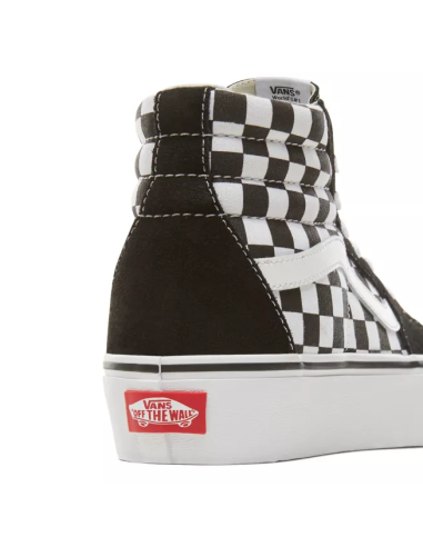 Vans Sk8-Hi Platform 2.0 Shoes Checkerboard - Black/White (VN0A3TKNQXH)