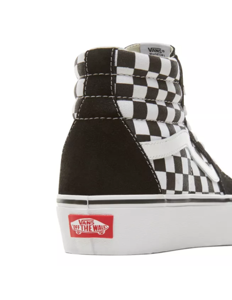 Vans Sk8-Hi Platform 2.0 Shoes Checkerboard - Black/White (VN0A3TKNQXH)