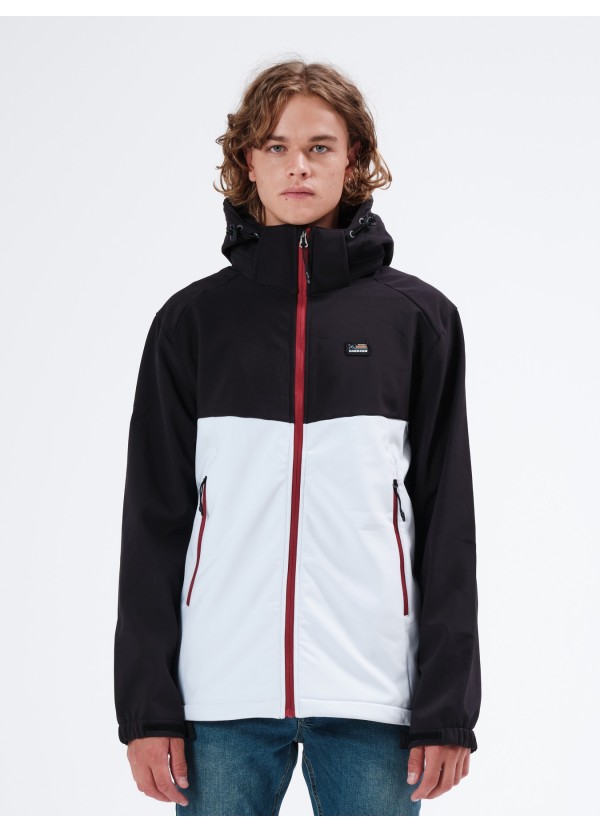 Emerson Ανδρικό Μπουφάν BD ICE WHITE/BLACK - 212.EM11.12