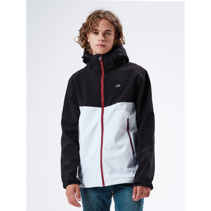 Emerson Ανδρικό Μπουφάν BD ICE WHITE/BLACK - 212.EM11.12