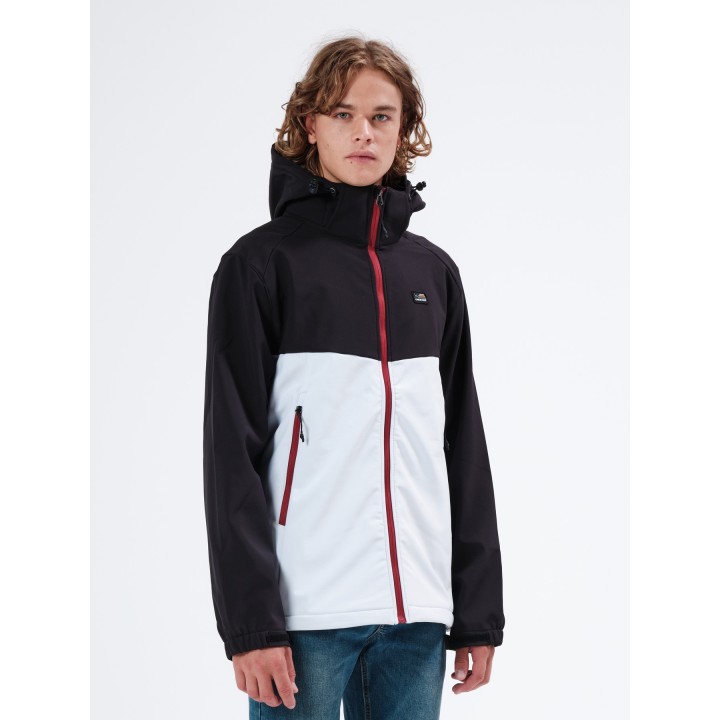 Emerson Ανδρικό Μπουφάν BD ICE WHITE/BLACK - 212.EM11.12