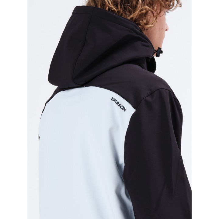 Emerson Ανδρικό Μπουφάν BD ICE WHITE/BLACK - 212.EM11.12
