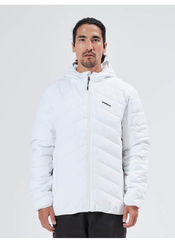 Emerson Ανδρικό Μπουφάν Puffer K9 WHITE - 212.EM10.29