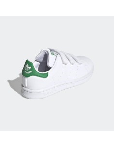 Adidas Stan Smith Kid's Shoes -White/Green (M20607) 2