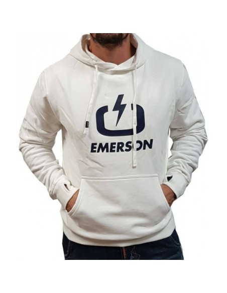 Emerson Ανδρικό Φούτερ -White (202.EM20.01)
