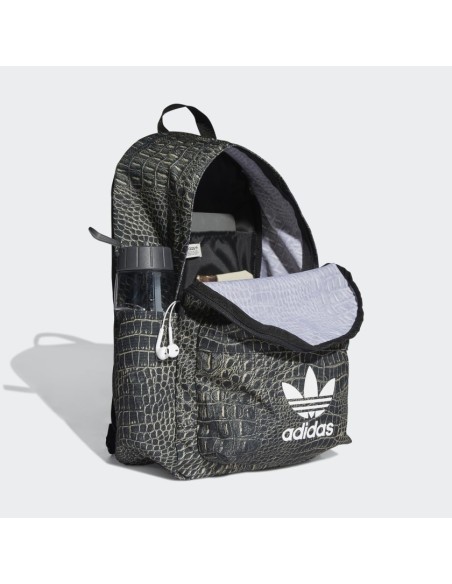Adidas Originals Croco Print Backpack -Beige Tone/Black (H32372)